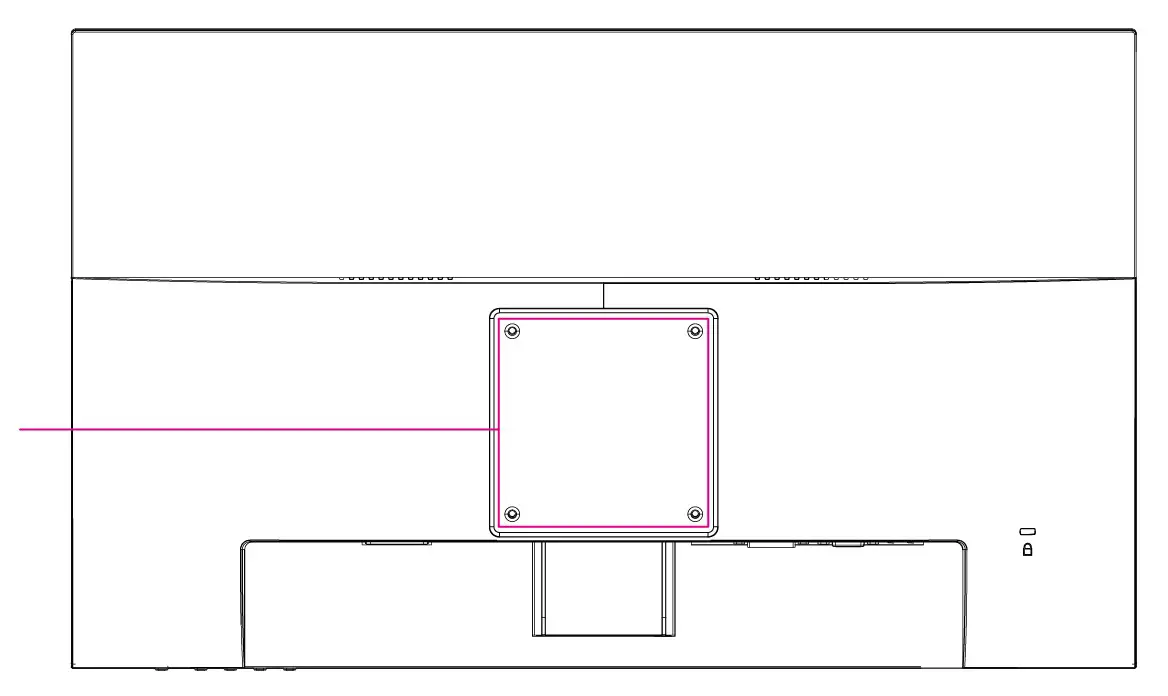 HANNspree HP248UJB Privacy Screen Protector Film Compatible - DISSEMBLING THE STAND BASE 2