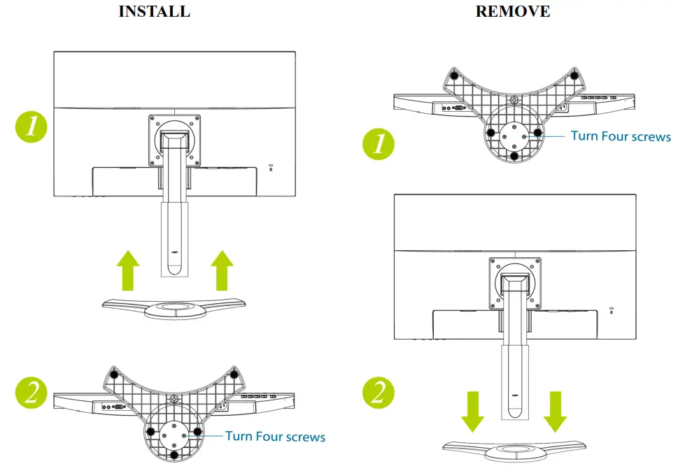 HANNspree HP248UJB Privacy Screen Protector Film Compatible - INSTALLATION INSTRUCTIONS 1