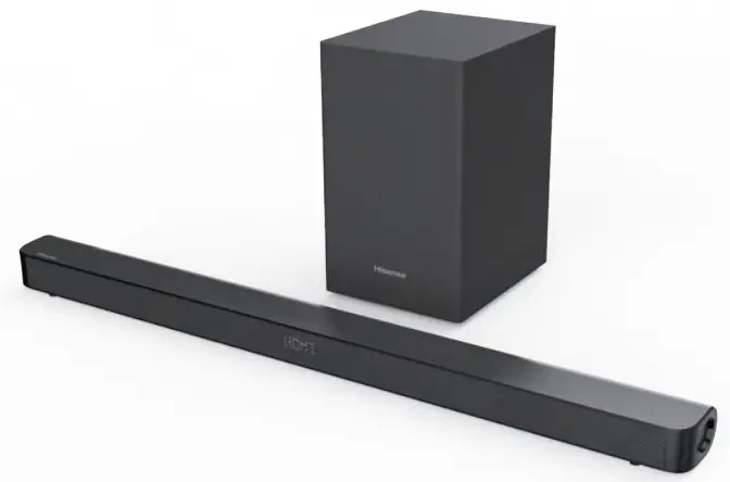 Hisense HS212F 2.1 Channel-Soundbar-with-Wireless-Subwoofer-produc t