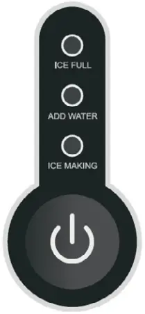 DURONIC ICM120 Ice Maker The Control Panel