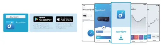 soundcore A3117 Bluetooth Speaker with Stereo Sound 24H Playtime - App