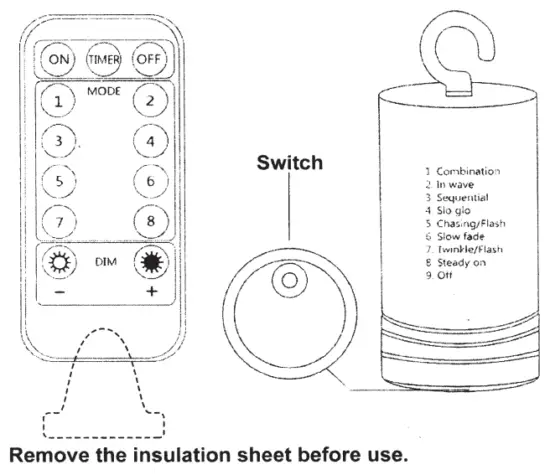 FOOING 4 Pack Firework Lights Led Copper Wire - 3