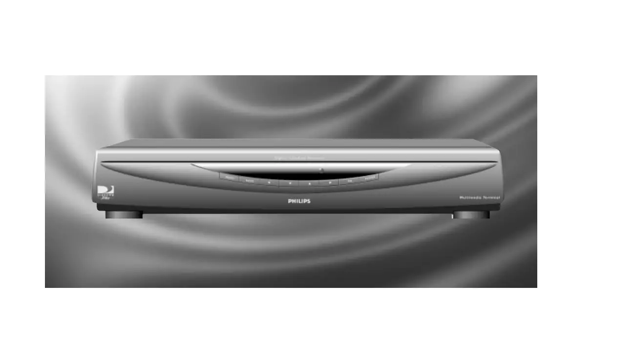 Philips Dsx 5350 Receiver Manual