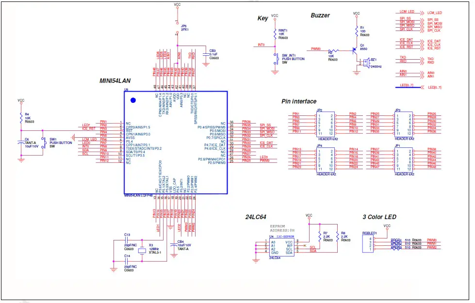 nuvoTon NU LB MINI51 Arm Cortex-M0 32 Bit Microcontroller - figre 6