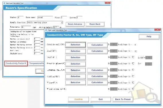 Heat Load Calculating -FACTOR