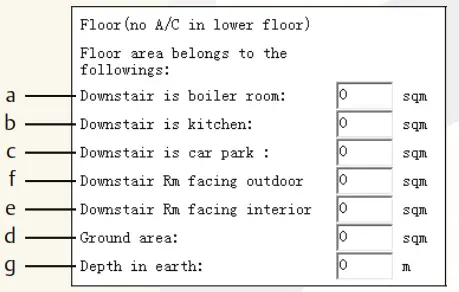 Heat Load Calculating -Floor