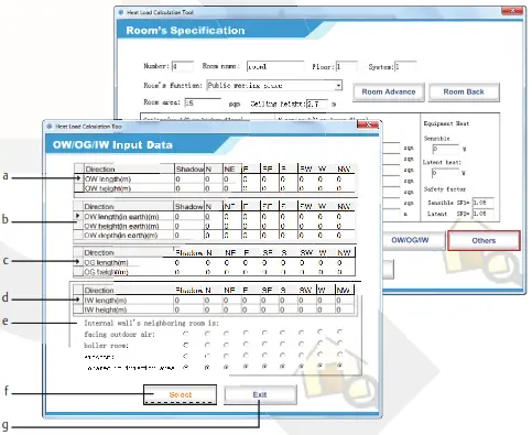 Heat Load Calculating -Viewing and Printing a Project