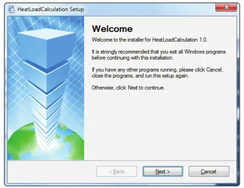 Heat Load Calculating -Installing1