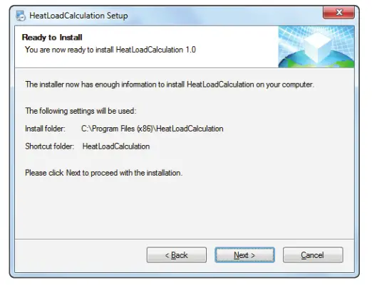 Heat Load Calculating -Installing5