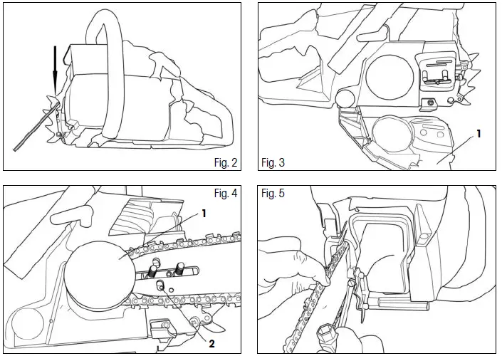FIELDMANN FZP 3714 B Petrol Chain Saw-3