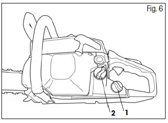 FIELDMANN FZP 3714 B Petrol Chain Saw-4