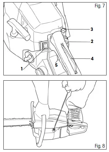 FIELDMANN FZP 3714 B Petrol Chain Saw-5