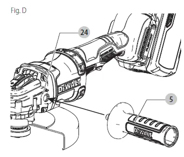 DEWALT-DCG440-Brushless-Cordless-Grinder-4