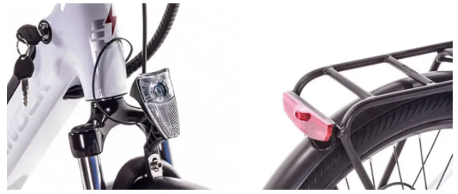 DILLENGER SUPER STREET 8 Electric Bikes - Lights