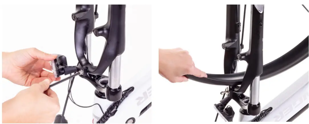 DILLENGER SUPER STREET 8 Electric Bikes - mudguard 1