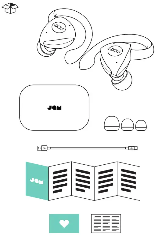 diagramJAM True Wireless ATHLETE Earbuds - search