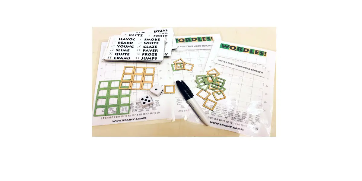 Wqrdles Word Guessing Game For Two To Six Players Instructions Wqrdles Word Guessing Game For Two To Six Players Instructions