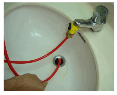 JULA 870931 Drain Cleaning Hose with Nozzle - avlopp