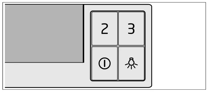 BOSCH DFT93AC50 Extractor Hood - Control panel