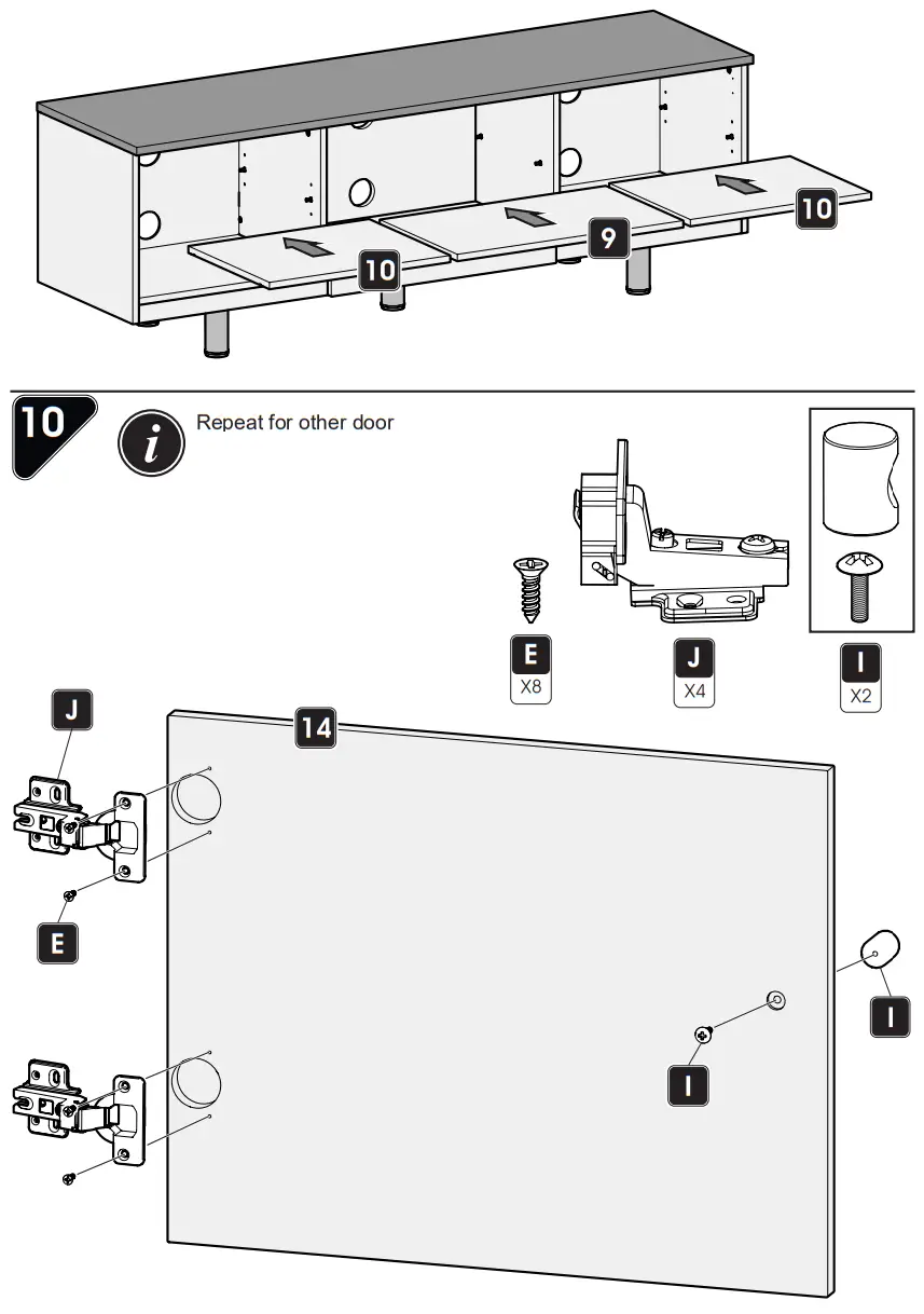 AVF FS1500WSSG-A Whitesands 1 5m TV Stand - fig 6