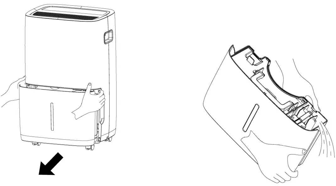 REMOVING COLLECTED WATER