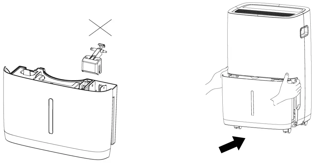 REMOVING COLLECTED WATER