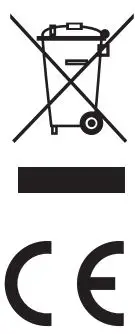 LG DVB-T2CS2 OLED TV Owner's Manual - Disposal & CE icon