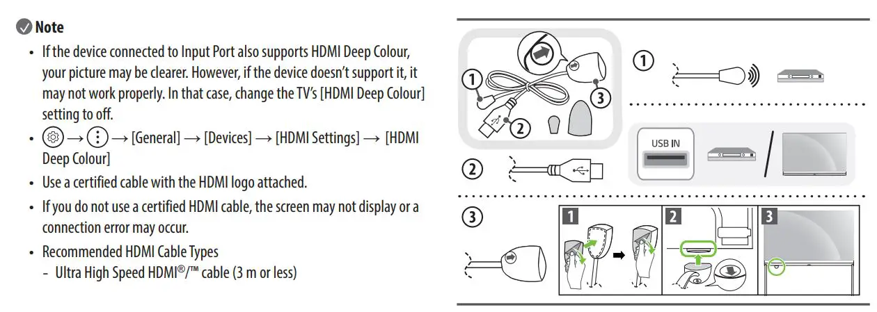 LG DVB-T2CS2 OLED TV Owner's Manual - HDMI