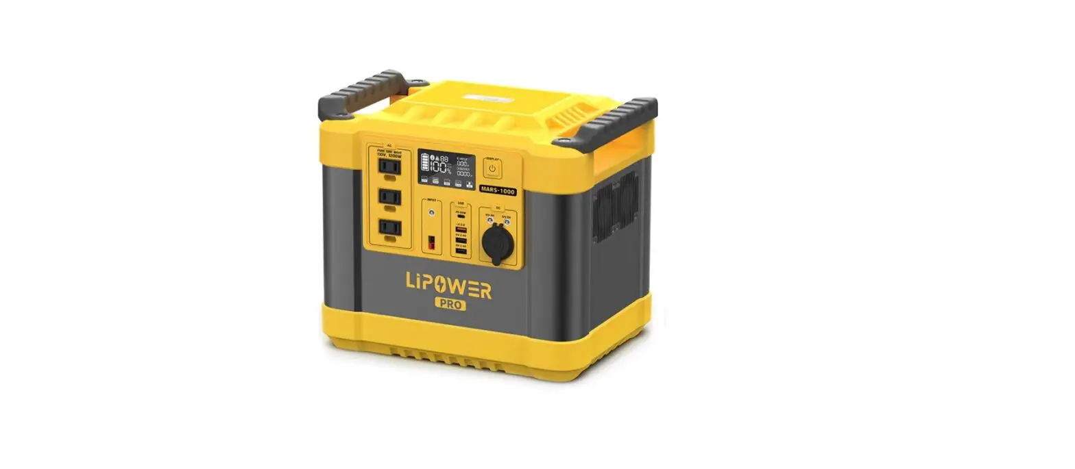 Lipower Mars-1000 Pro 1200w Portable Power Station User Manual