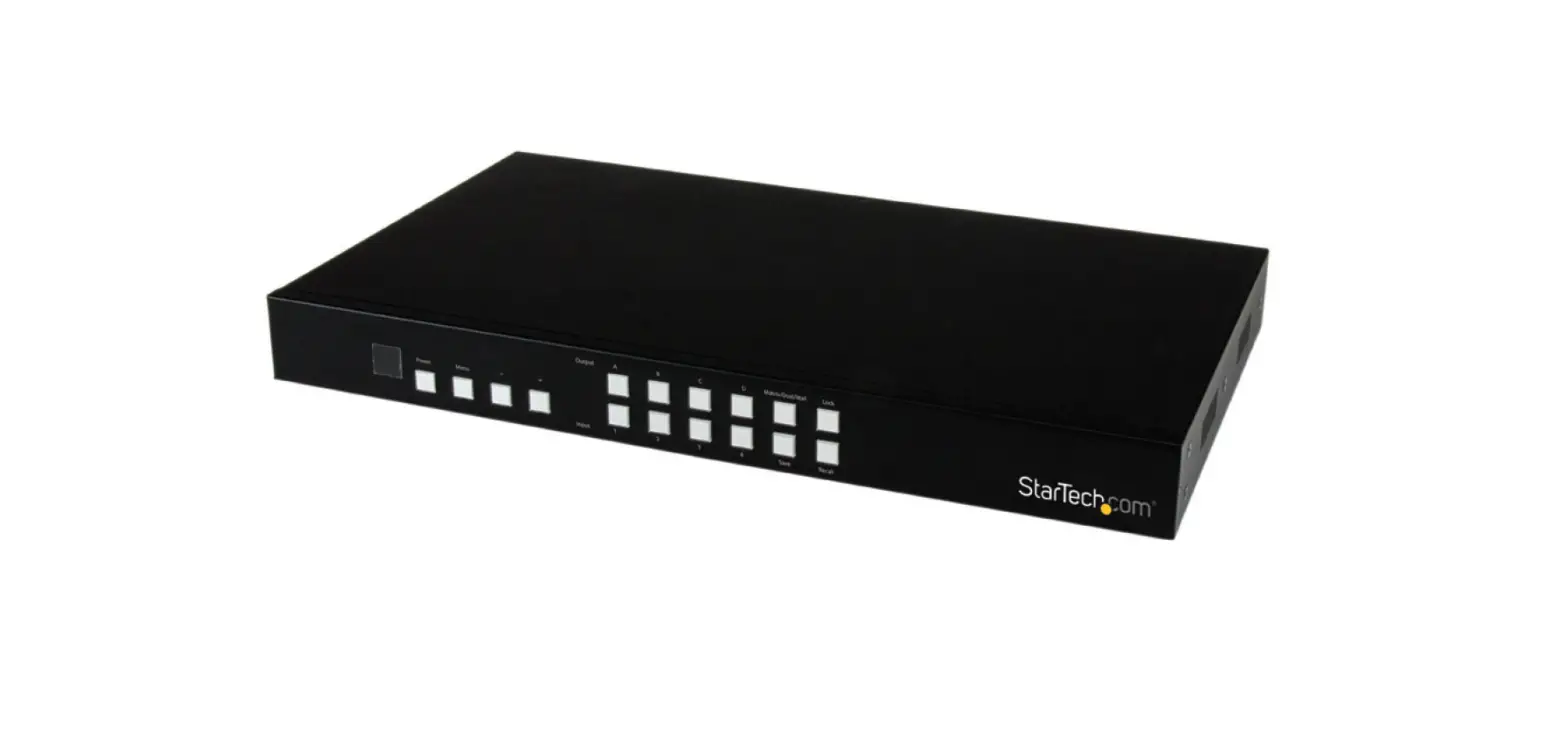 Startech.com 4x4 Hdmi Matrix Switch With Audio-user Manual