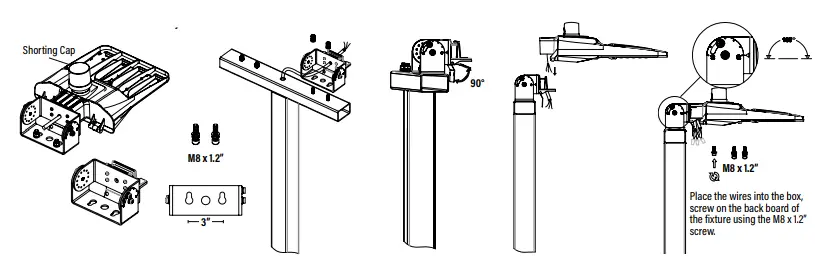 novalux LSF-300W-D40KP 300W LED Shoebox Fixture Area Light-fig2
