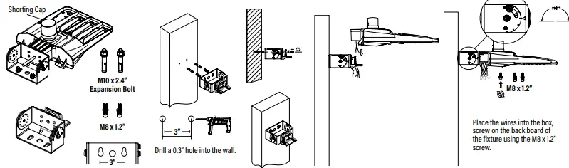 novalux LSF-300W-D40KP 300W LED Shoebox Fixture Area Light-fig3