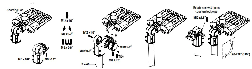 novalux LSF-300W-D40KP 300W LED Shoebox Fixture Area Light-fig4