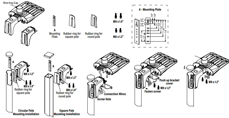 novalux LSF-300W-D40KP 300W LED Shoebox Fixture Area Light-fig5