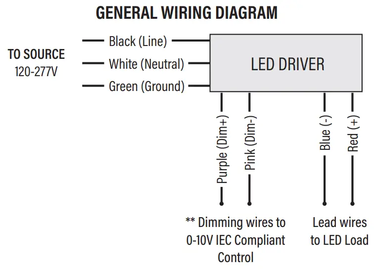 length of the lamp -