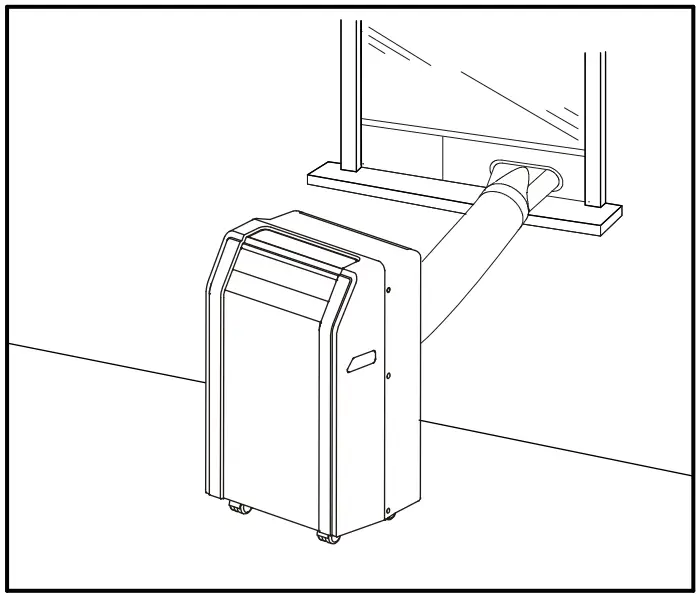 COMPACT APPLIANCE PAC801W Portable Air Conditioner -