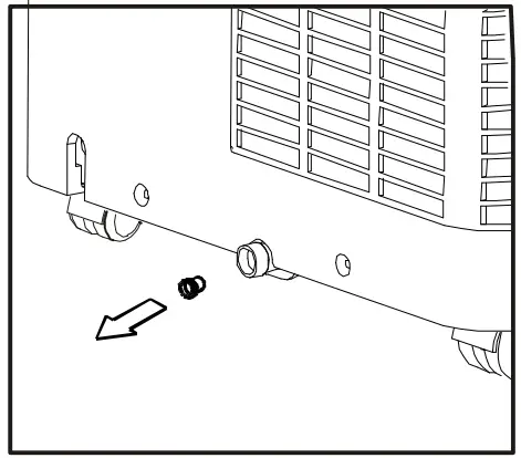 COMPACT APPLIANCE PAC801W Portable Air Conditioner - Manual Drain