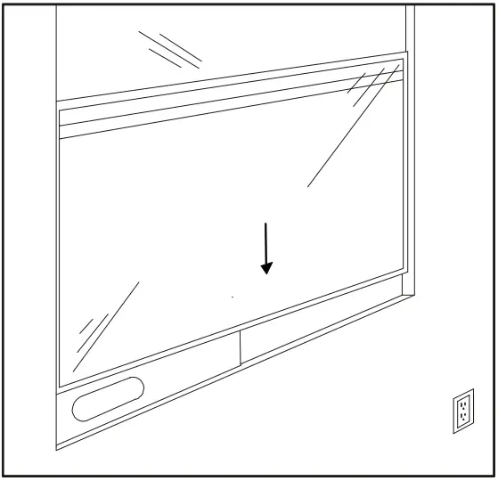 COMPACT APPLIANCE PAC801W Portable Air Conditioner - plate from sliding