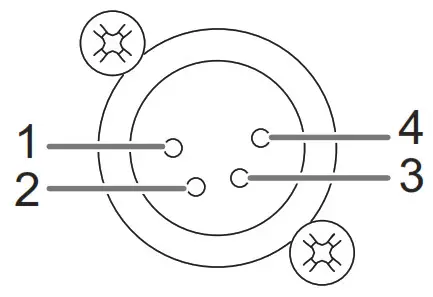 YAMAHA Signal Processor MMP1 - BACKUP DC INPUT connector