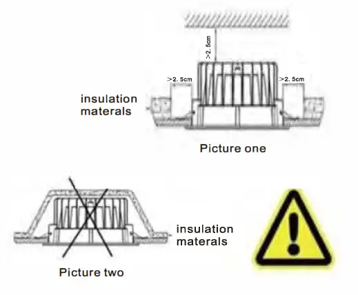 TRADE DEPOT 610295 SMD WiFi RGB LED Downlight - above figure
