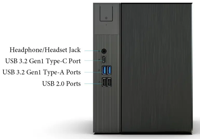 ASRock DeskMeet X300 Series Powerful and Compact Desktop PC - 1