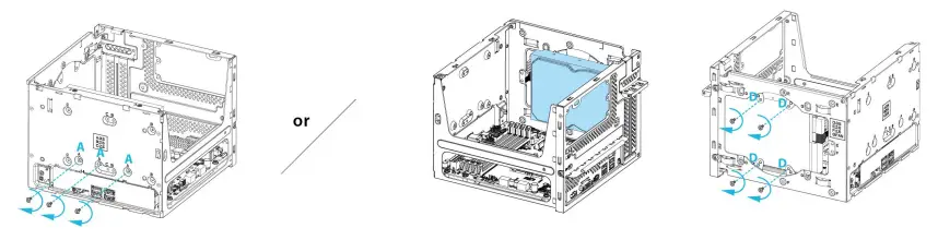 ASRock DeskMeet X300 Series Powerful and Compact Desktop PC - 17