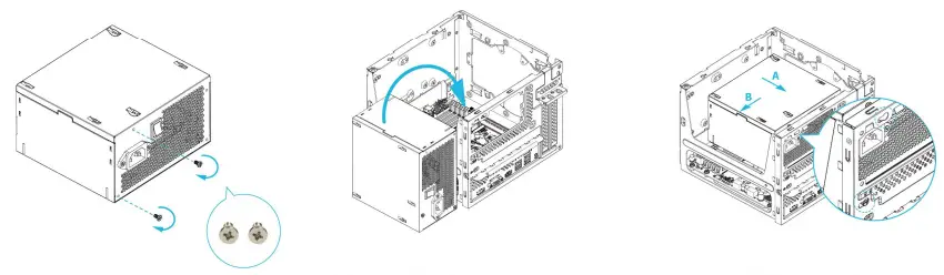 ASRock DeskMeet X300 Series Powerful and Compact Desktop PC - 23