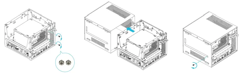 ASRock DeskMeet X300 Series Powerful and Compact Desktop PC - 24