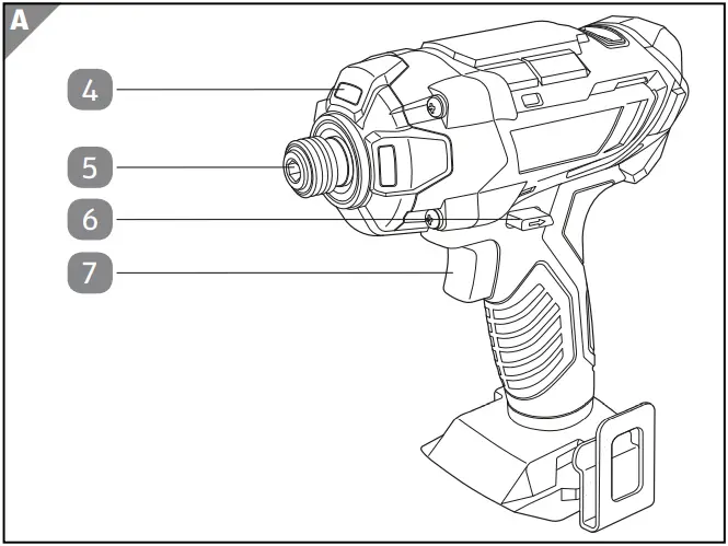 ALDI FERREX IS08 - Operating Controls A