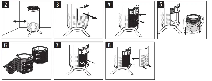 Honeywell-HPA830WE-Designer-Tower-True-HEPA-Air-Purifier-fig-4