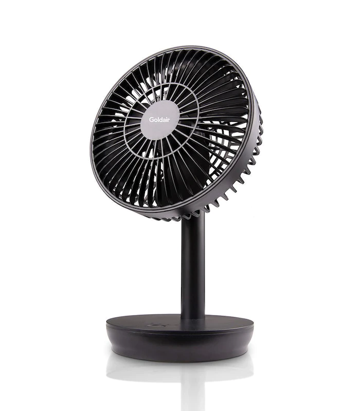 Goldair GPPDF250 18cm Rechargeable Desk Fan