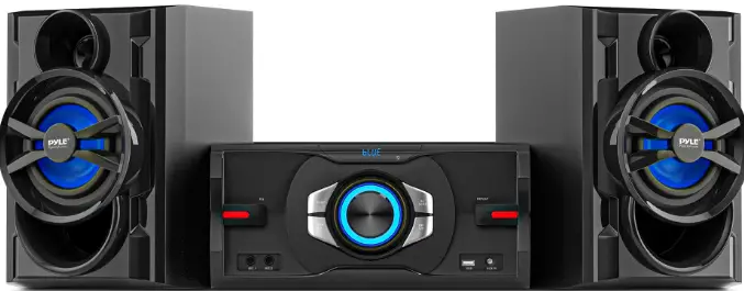 Pyle PHSKR12 Wireless Bluetooth Stereo Boombox Radio