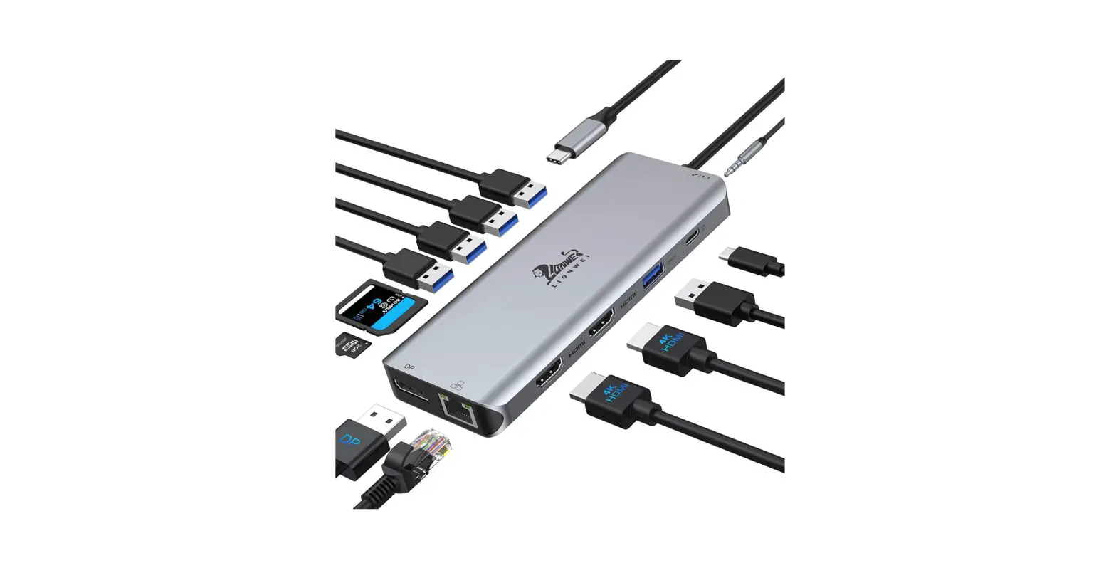 Lionwei Liuc0219-us All-in-one Usb-c Hub With Triple Display User Manual