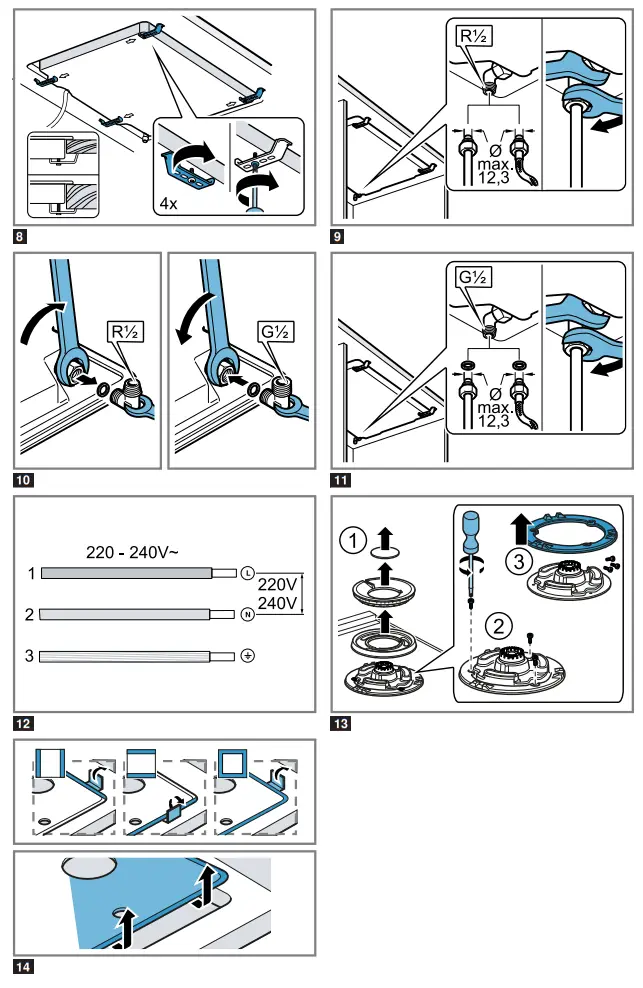 BOSCH PRP6A6D70 Gas Hob - fig 2